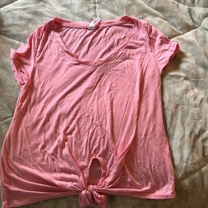 Xhiliration Pink Loungewear Tee